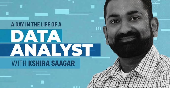 Featured image: A day in the life of a data analyst with Kshira Saagar - Read full post: A Day in the Life of a Data Analyst with Kshira Saagar