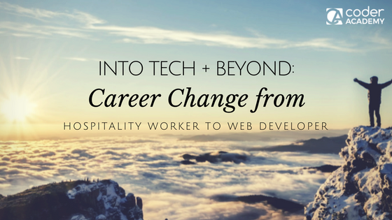Featured image: Into Tech + Beyond: Jeff's Journey from Hospitality to Web Developer - Read full post: Into Tech + Beyond: Jeff's Journey from Hospitality to Web Developer